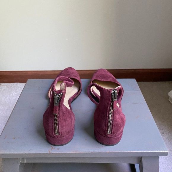 EILEEN FISHER Women Hutton Suede Flat Pumps - NEW NWOB - Picture 5 of 10